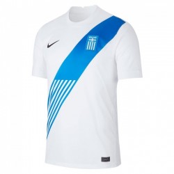 Camisola Grécia Equipamento Primeiro 2020-2021 Manga Curta
